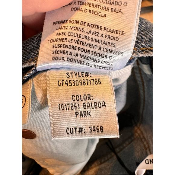 GRLFRND NWT Bella Low Rise Boyfriend in Balboa Park Women’s Size 23 - Picture 12 of 12